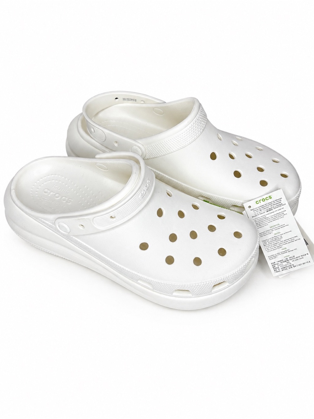 Crocs White Platform Clogs – New With Tags